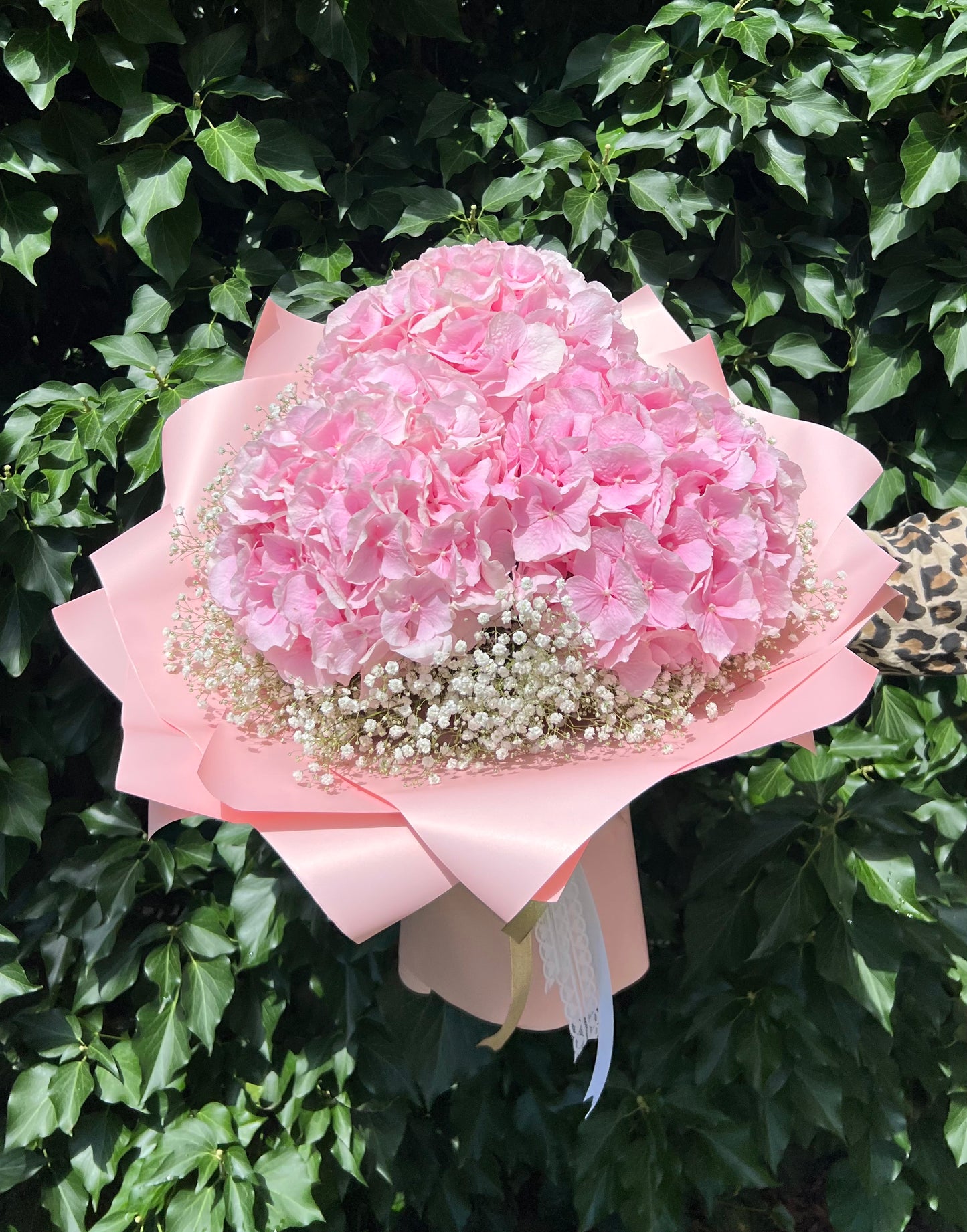 Pink Cloud Hydrangea Bouquet