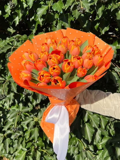 Orange Tulip Bouquet