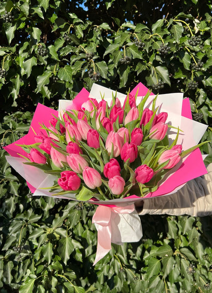 Pink Tulip Bouquet