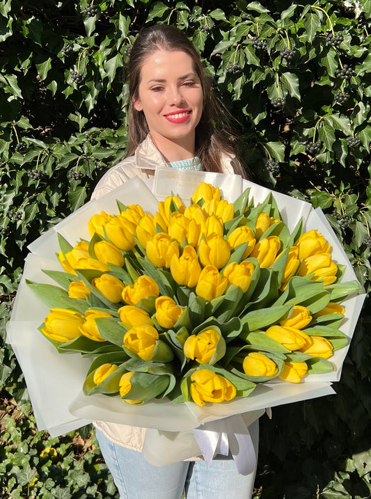 Yellow Tulip Bouquet