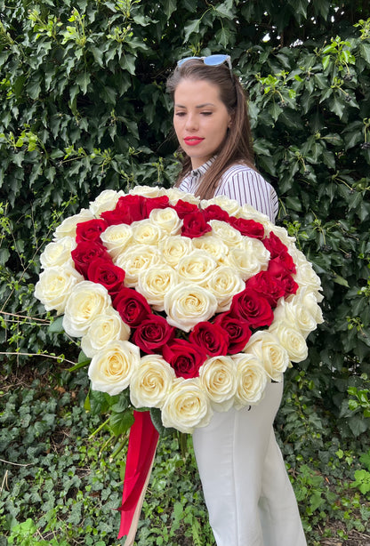 Heart of Love Rose Bouquet