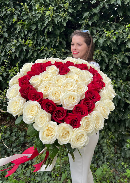 Heart of Love Rose Bouquet