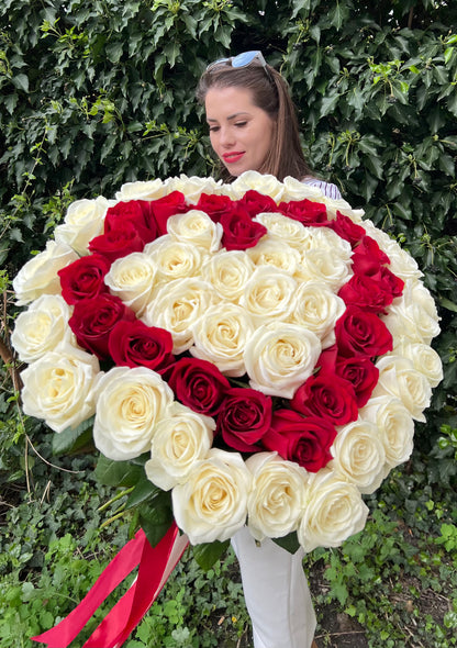 Heart of Love Rose Bouquet