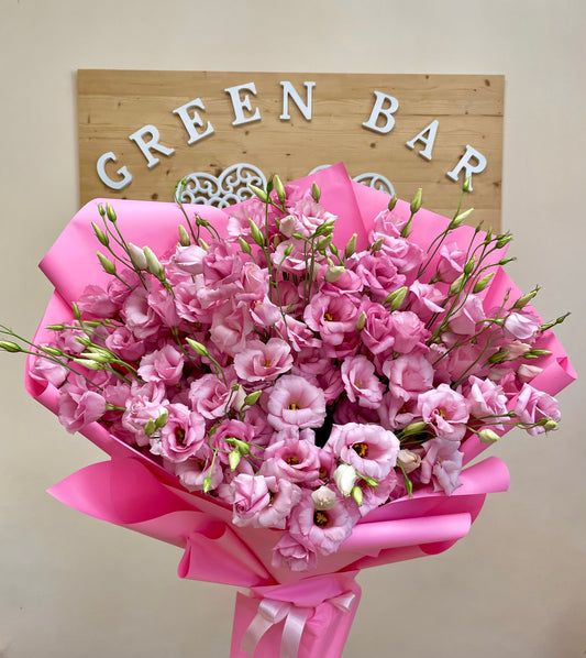 Bright Pink Lisianthus Bouquet