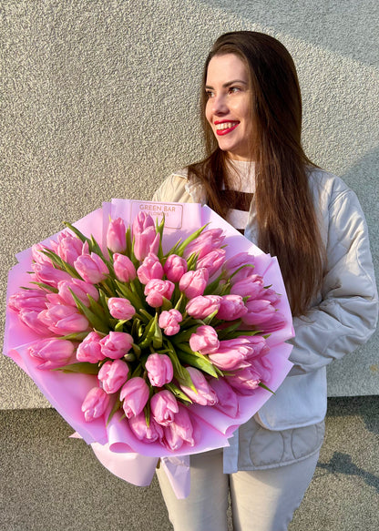 Sweet Pink Tulips