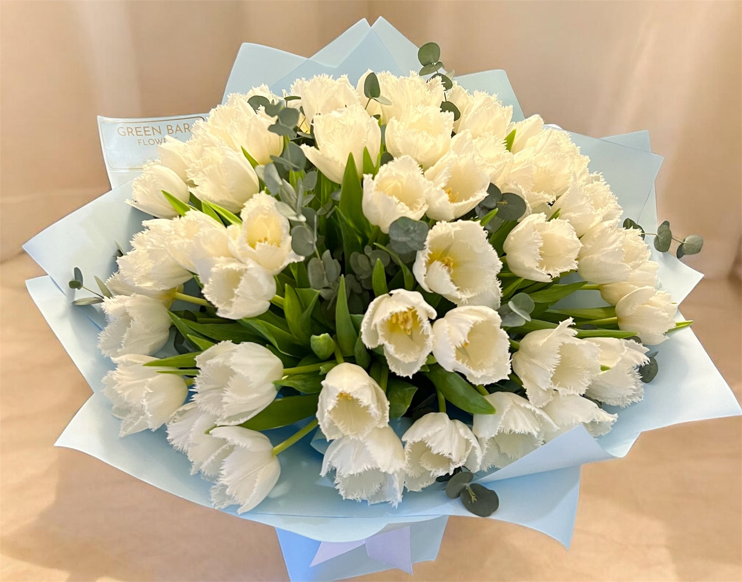 White Luxe Tulips